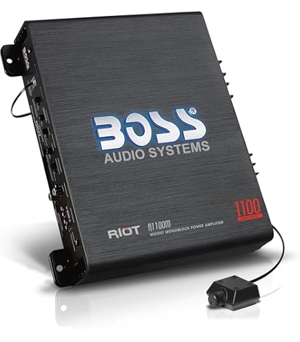 BOSS Audio NXD5500 Onyx 5500-watts Monoblock Class D 1 Channel 1